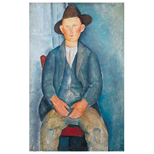 le petit paysan by amedeo modigliani, young peasant