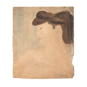 woman in profile 1909 - metropolitnas museum of art