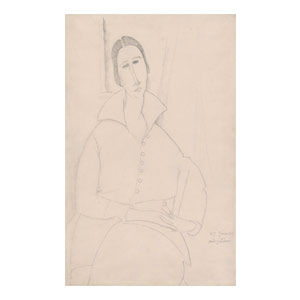 Anna Zborowska 1917 Pencil Museum of Art, Rhode Island School of Design, Providence