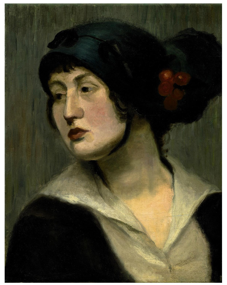 lady with hat amedeo modigliani
