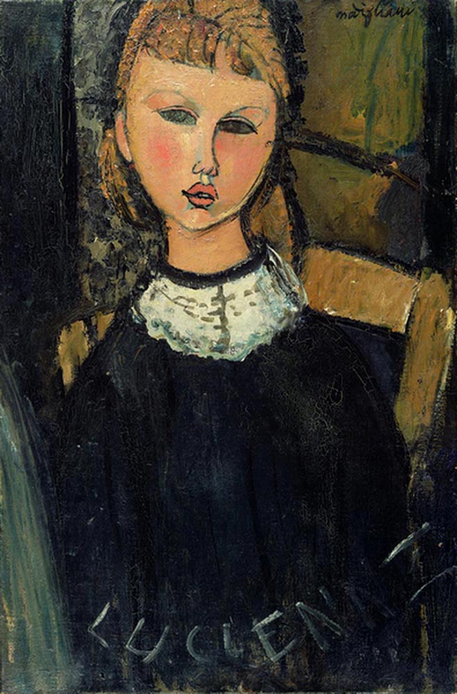 Little Lucienne  by Amedeo Modigliani
