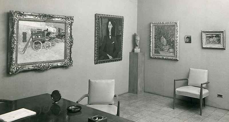 Image of the Painting at the Pearlman Office Ca. 1960