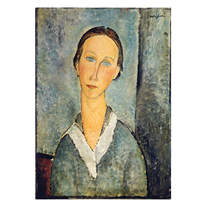 girl in a sailor's collar or le col marine by amedeo modigliani