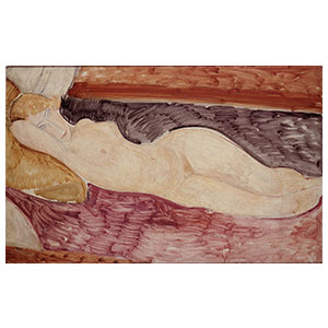 reclinning nude by amedeo modigliani