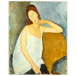 HEBUTERNE WITH SHIRT BY AMEDEO MODIGLIANI