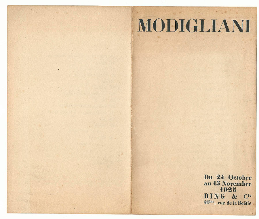catalogue bing exhibit 1925 - cover
