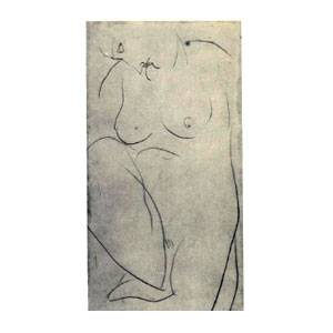 Femme nue c. 1917