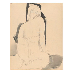 Seated nude c. 1914