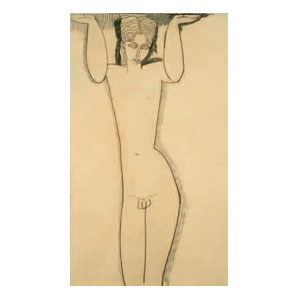 young man nude, atlantis - 1908-1911