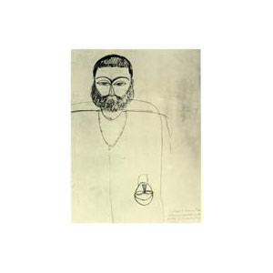 Modigliani, Bearded (self-portrait)