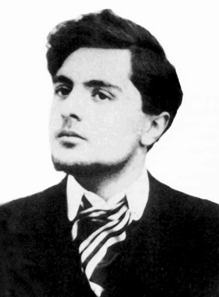 Modigliani at his 21 years in the passport photo