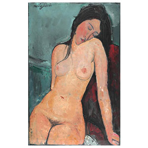 seated nude by amedeo modigliani
