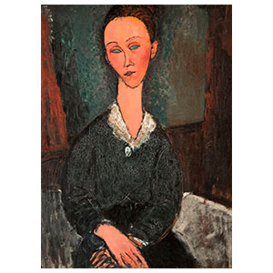 PAINTINGS ON WOODEN BACKGROUND BY AMEDEO MODIGLIANI
