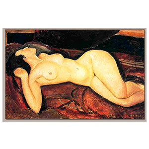 recumbent nude or nu couche sur le dos by amedeo modigliani
