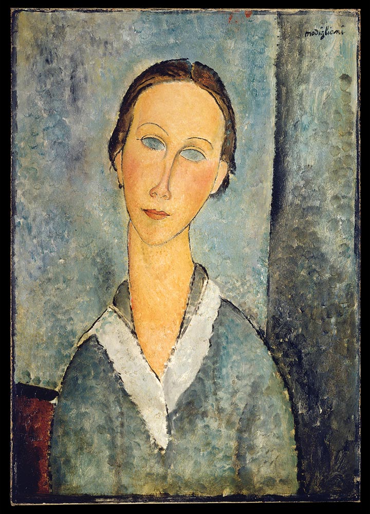 Girl in a Sailor's Blouse by amedeo modigliani