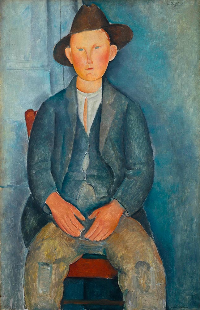 The little peasant  by amedeo modigliani