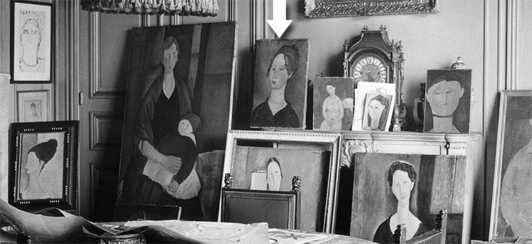 image of the painting at the Dutilleul Collection circa 1953