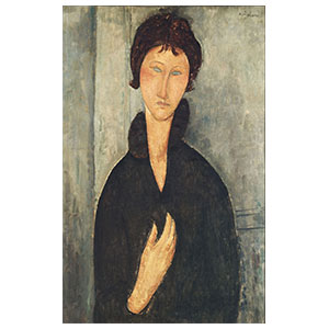 WOMAN WITH BLUE EYES BY AMEDEO MODIGLIANI