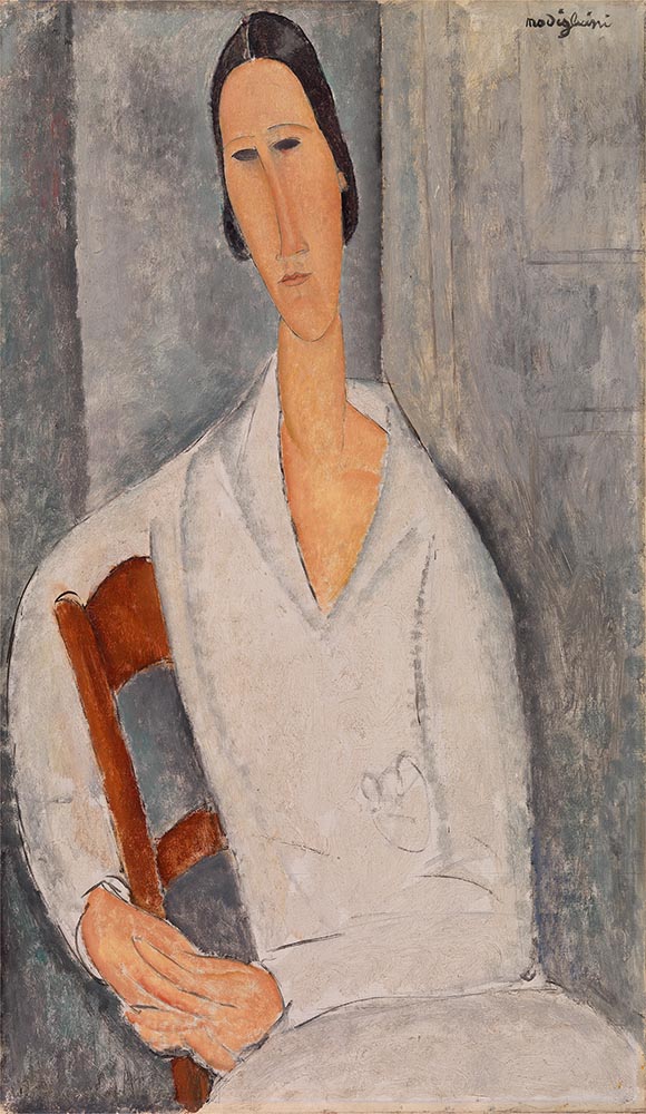 Hanka Zborowska  by Amedeo Modigliani
