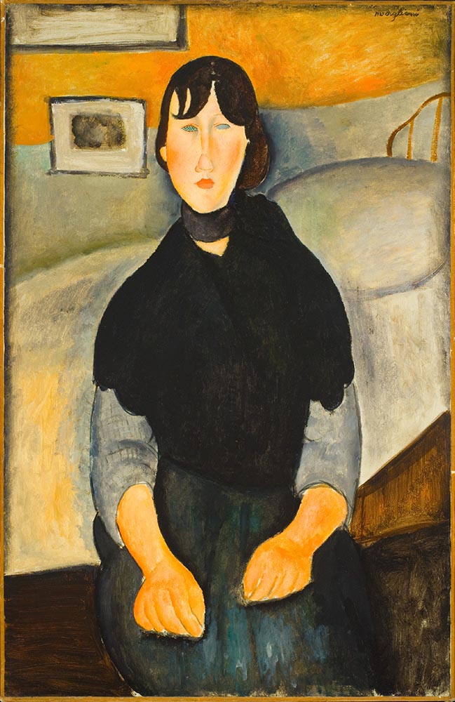 Young woman of the people  by Amedeo Modigliani