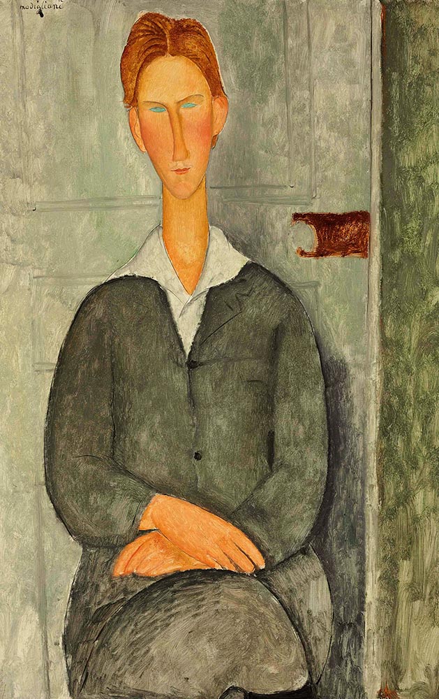 Red Haired Young Man by Amedeo Modigliani