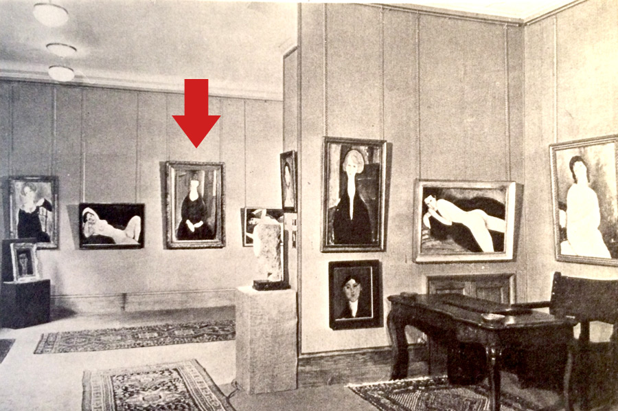 Paris, Modigliani, Galerie Bing et Cie, 1925 - nº 6