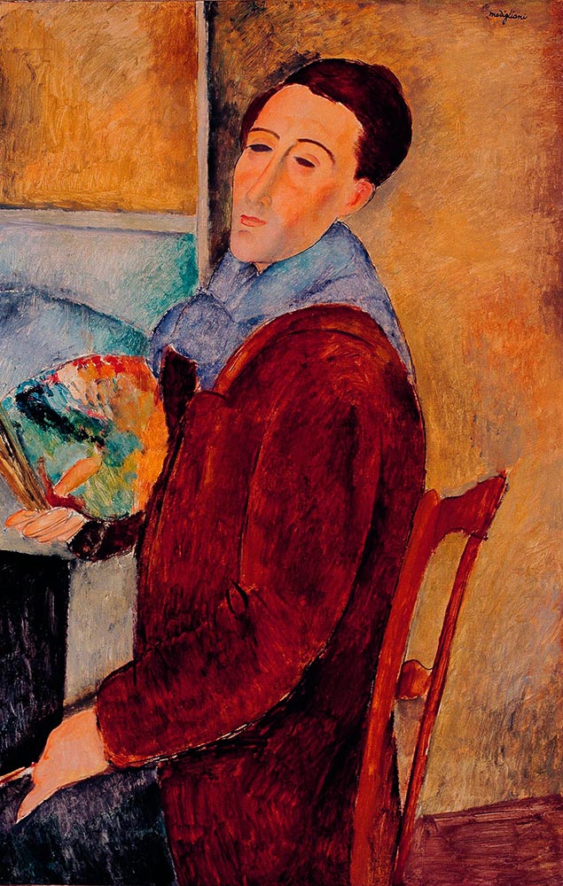 self portrait by Amedeo Modigliani