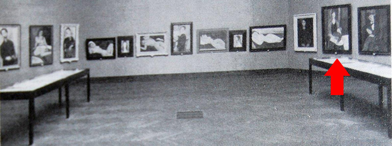 Venezia, Mostra retrospettiva di Modigliani – Curated by Lionello Venturi - Biennale di Venezia , Sala XII degli Appels d'Italie, 1930 - nº 19
