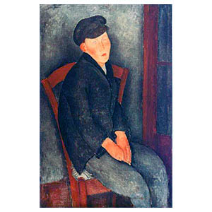CHAIRS IN  BACKGROUNDS IN AMEDEO MODIGLIANI