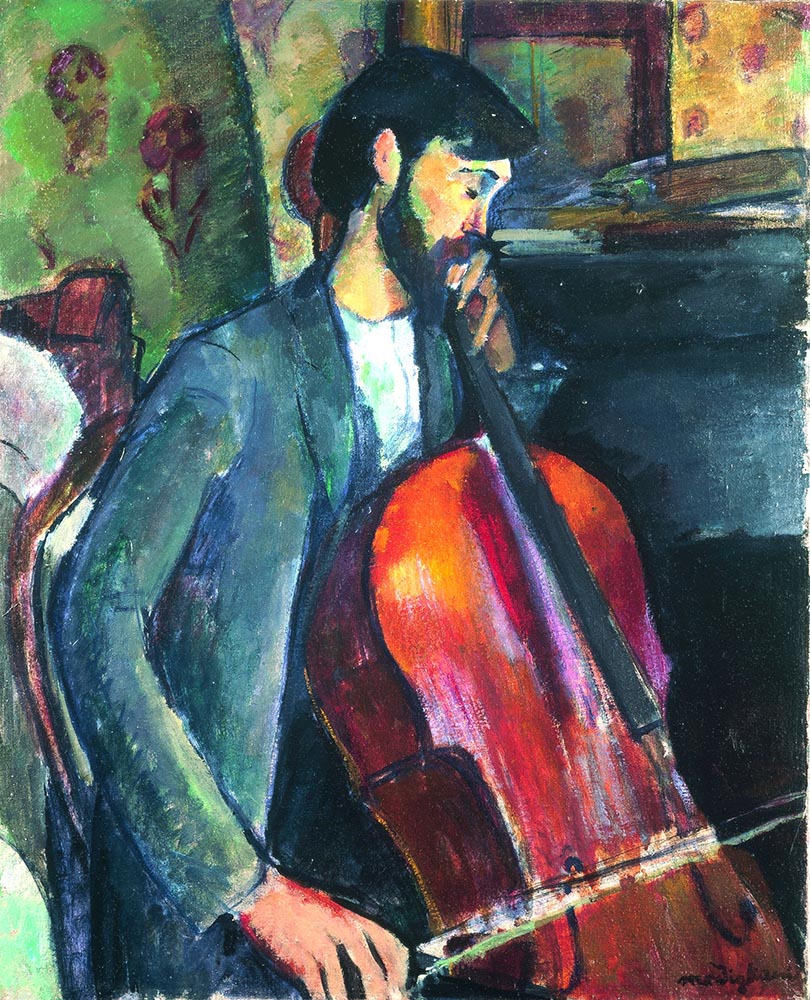 Study for the Cellist by amedeo modigliani