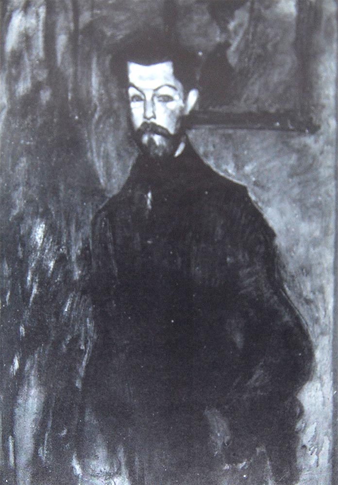 Alexandre lost painting by amedeo modigliani